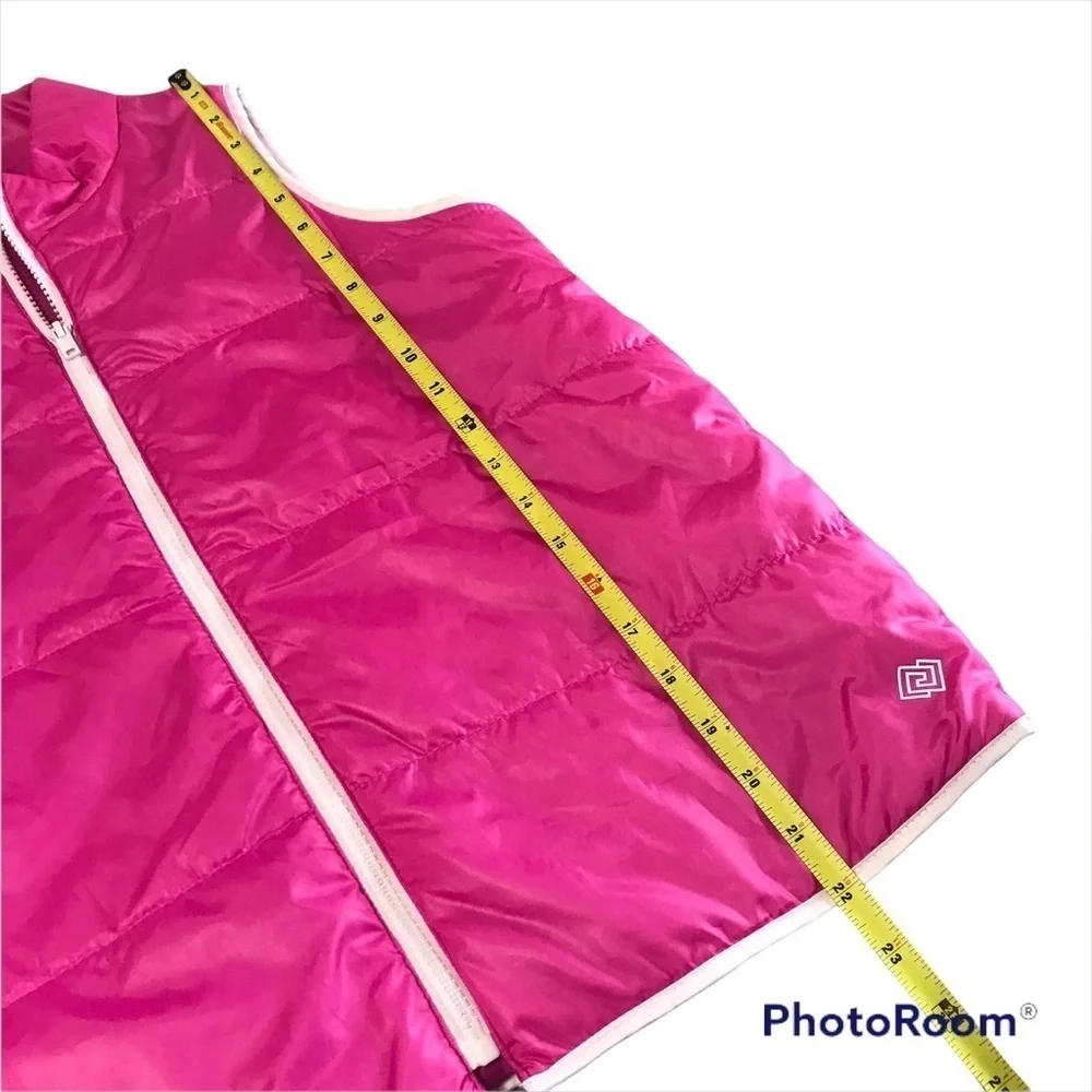 ZELOS / Pink with Trim Puffer Vest Size Youth XL